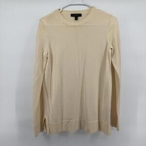 Banana Republic Women’s Merino Wool Sweater Cream Ivory Winter Warm